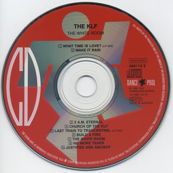 The KLF : The White Room (CD, Album)