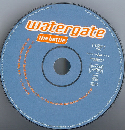 Watergate : The Battle (CD, Maxi)