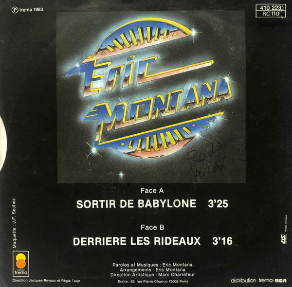 Eric Montana : Sortir De Babylone (7")