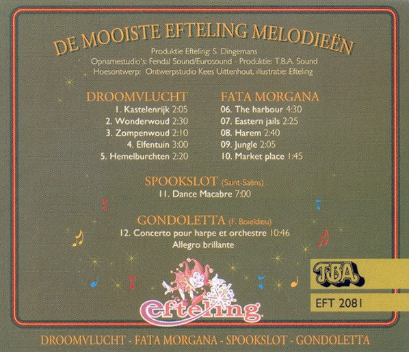 Various : De Mooiste Efteling Melodieën (CD, Comp)