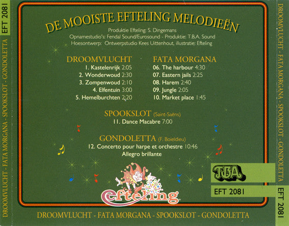 Various : De Mooiste Efteling Melodieën (CD, Comp)