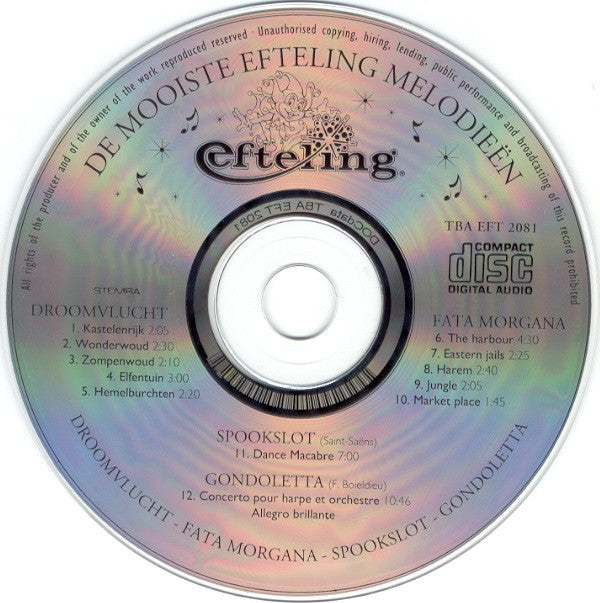Various : De Mooiste Efteling Melodieën (CD, Comp)