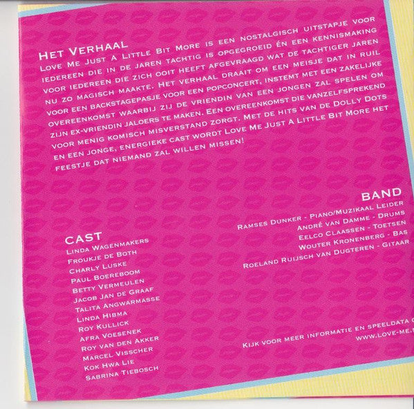 Chorus From The Musical Dolly Dots : Love Me Just A Little Bit More, De Eighties Comedy Musical Gebaseerd Op De Grootste Hits Van De Dolly Dots (CD, Promo)