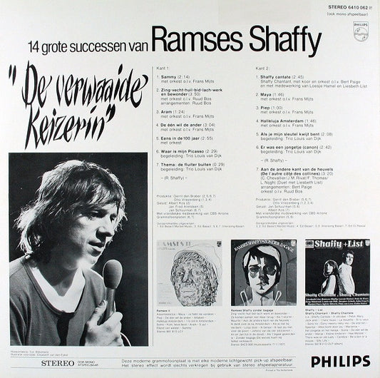 Ramses Shaffy : De Verwaaide Keizerin - 14 Grote Successen Van Ramses Shaffy (LP, Comp)