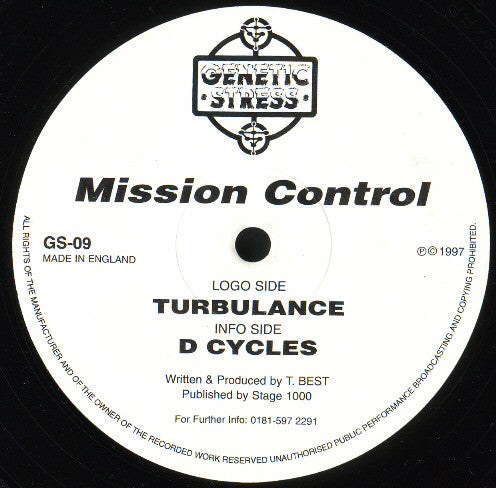 Mission Control (3) : Turbulance / D Cycles (12")