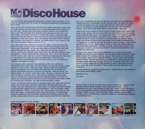 Various : Mastercuts DiscoHouse (2xCD, Comp, Mixed)