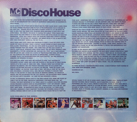 Various : Mastercuts DiscoHouse (2xCD, Comp, Mixed)