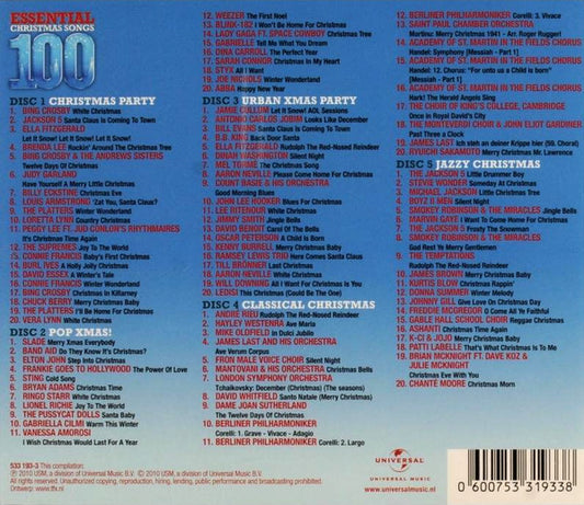 Various : 100 Essential Christmas Songs (5xCD, Comp)
