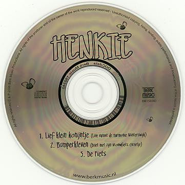 Henkie : Lief Klein Konijntje (CD, Single)