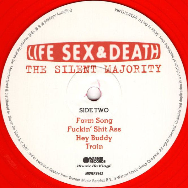 Life Sex & Death : The Silent Majority (2xLP, Album, Ltd, Num, RE, Red)
