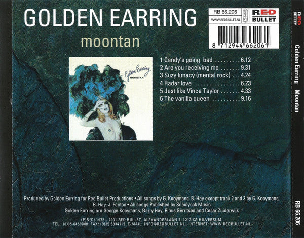 Golden Earring : Moontan (CD, Album, RE)
