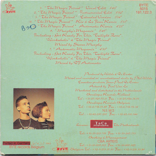 2 Unlimited : The Magic Friend (CD, Maxi, Car)
