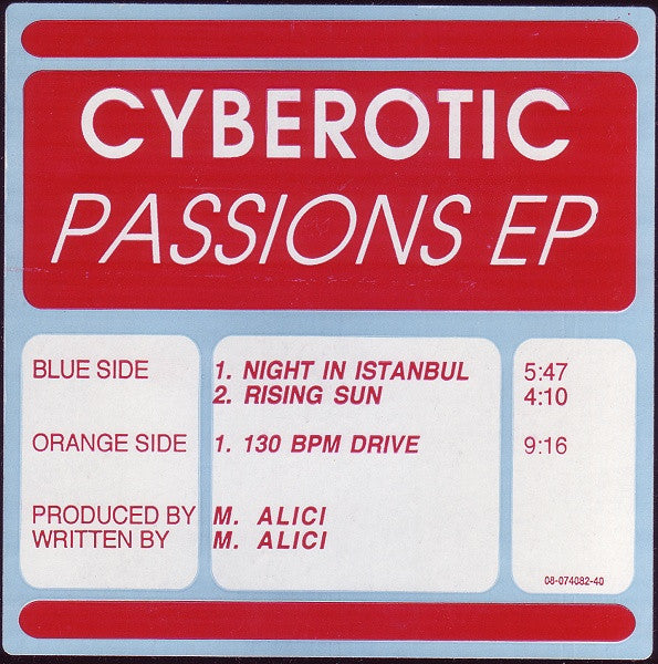 Cyberotic : Passions EP (12", EP)
