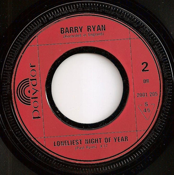 Barry Ryan : Red Man (7")