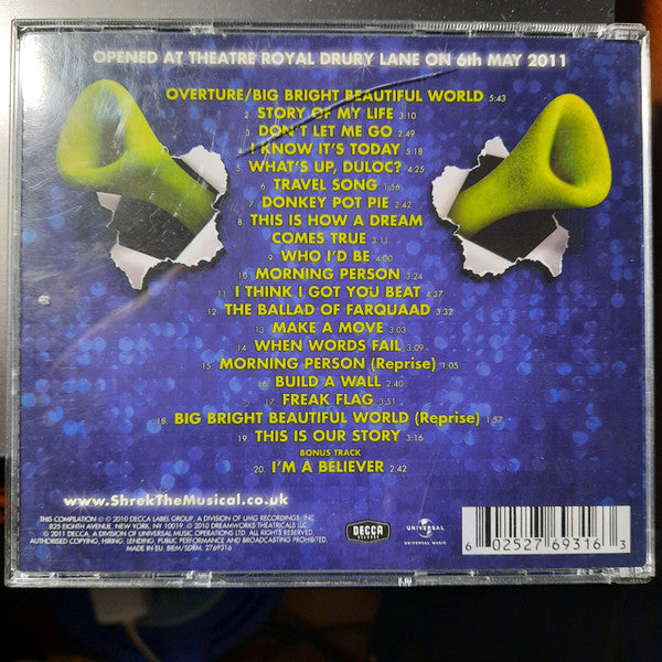 Brian D'Arcy James, Sutton Foster : Shrek: The Musical - Original Broadway Cast Recording (CD, Album)