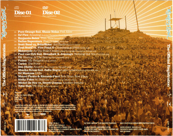 Various : Mystery Land - The Official Registration (CD, Mixed + DVD, Mixed)
