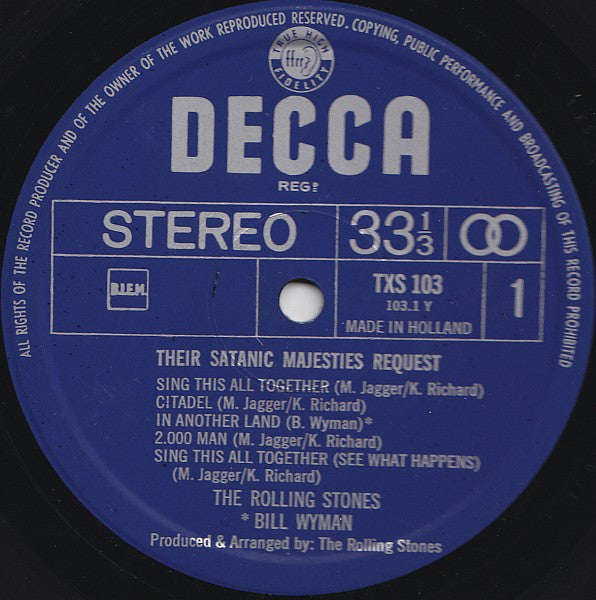 The Rolling Stones : Their Satanic Majesties Request (LP, Album, Len)