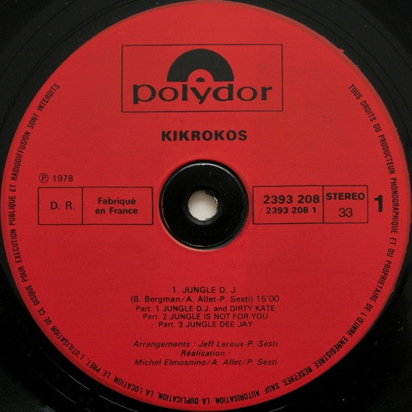 Kikrokos : Jungle D. J. & Dirty Kate (LP, Album)