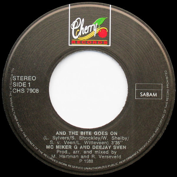 MC Miker G. & DJ Sven : And The Bite Goes On (7", Single)