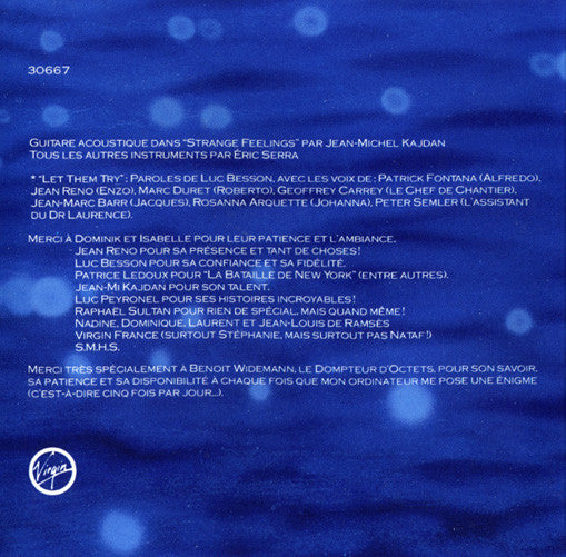 Eric Serra : Le Grand Bleu: Volume 2 (Bande Originale Du Film De Luc Besson) (CD, Album)