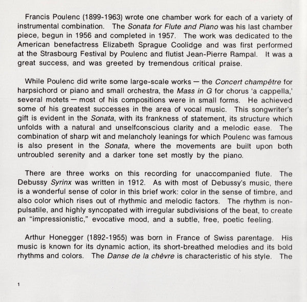Jean-Pierre Rampal, Samuel Baron, Harold Bennett, Lois Schaefer, Paula Robison, Robert Veyron-Lacroix, David Soyer : Jean-Pierre Rampal And Friends (CD)