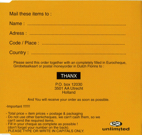 2 Unlimited : Tribal Dance (CD, Maxi)