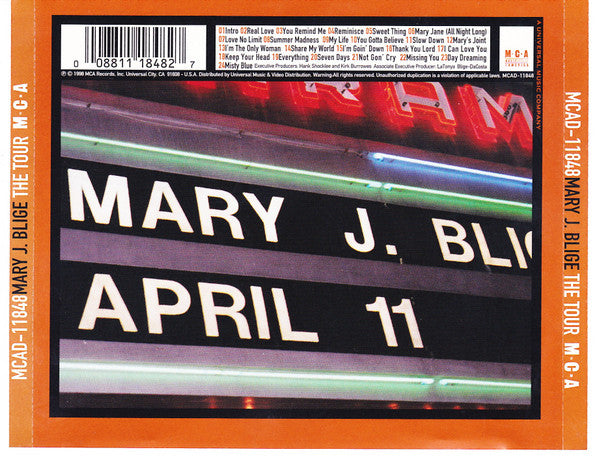 Mary J. Blige : The Tour (CD, Album)