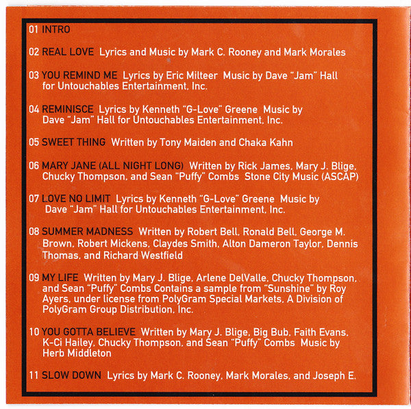 Mary J. Blige : The Tour (CD, Album)