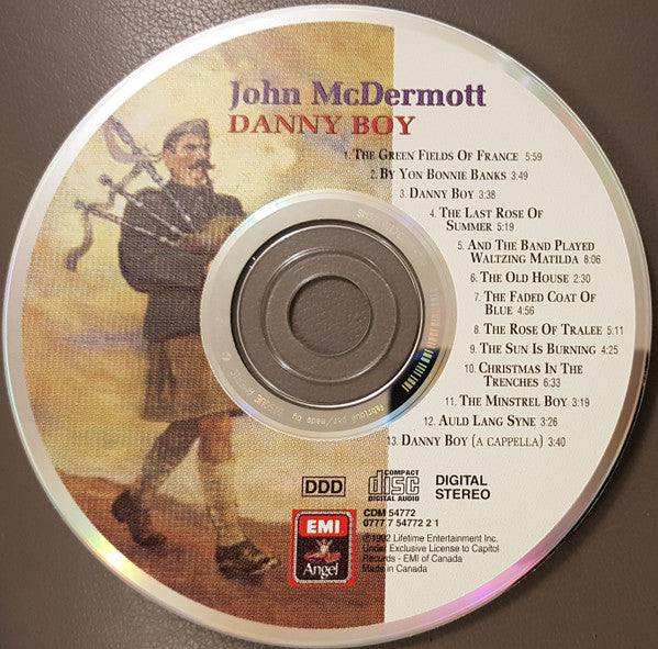 John McDermott (4) : Danny Boy (CD, Album, Dis)