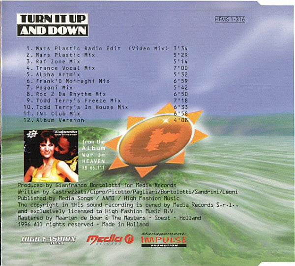 Cappella : Turn It Up And Down (CD, Maxi)