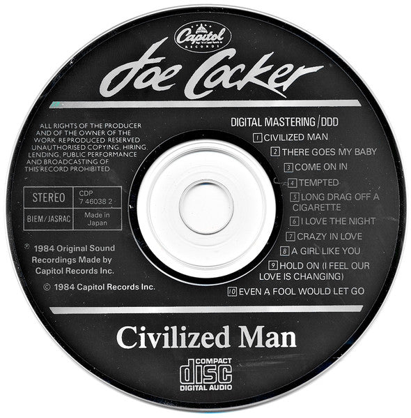 Joe Cocker : Civilized Man (CD, Album, RE)