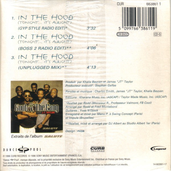 Kool & The Gang : In The Hood (Tonight... It's Alright) (CD, Single, Car)