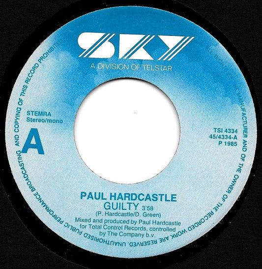 Paul Hardcastle : Guilty (7")