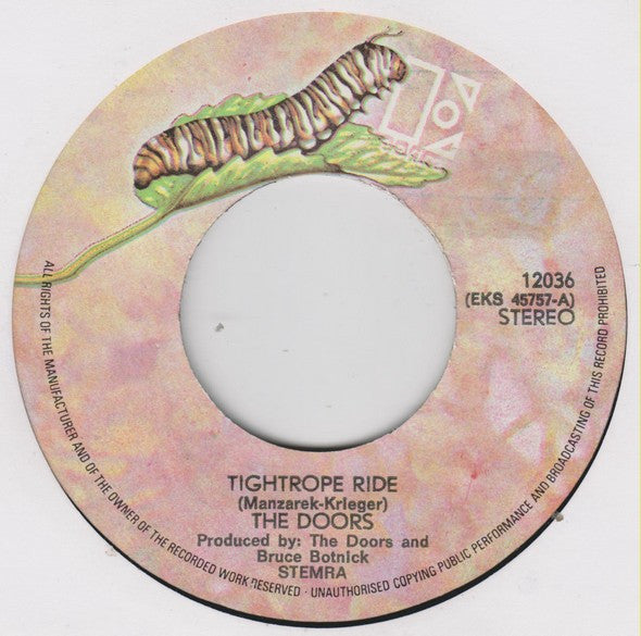 The Doors : Tightrope Ride / Variety Is The Spice Of Life (7", Single)