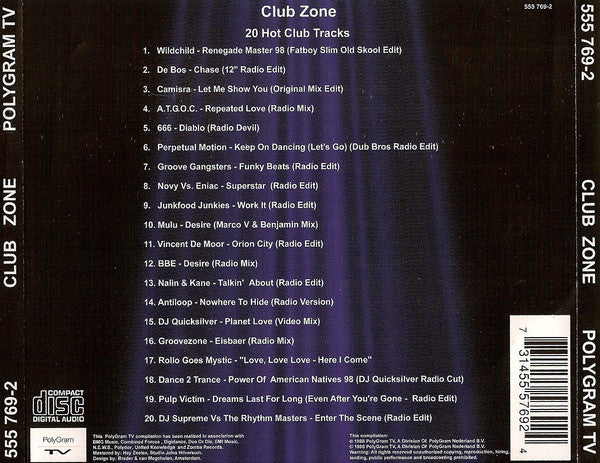 Various : Club Zone (CD, Comp)