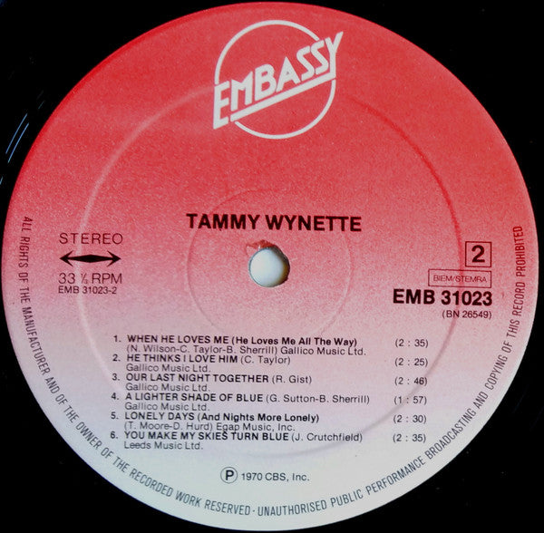 Tammy Wynette : Superb Country Sounds (LP, Album, RE)