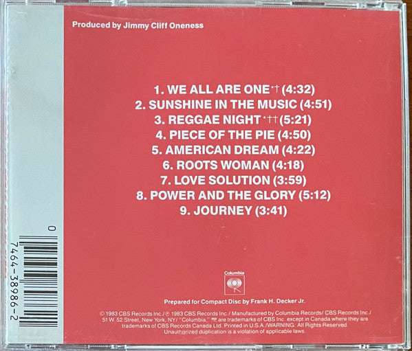 Jimmy Cliff : The Power And The Glory (CD, Album, RE)