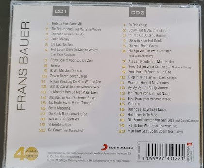 Frans Bauer : Alle Veertig Goed (2xCD, Comp)