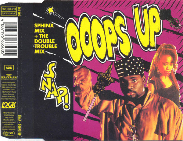 Snap! : Ooops Up (Sphinx Mix + The Double Trouble Mix) (CD, Maxi)