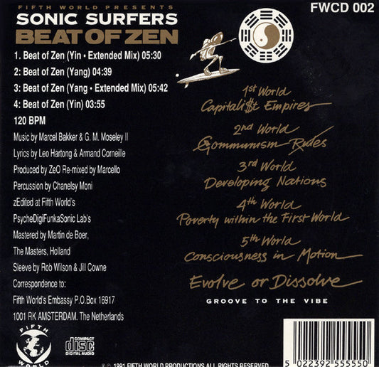 Sonic Surfers : Beat Of Zen (CD, Maxi)