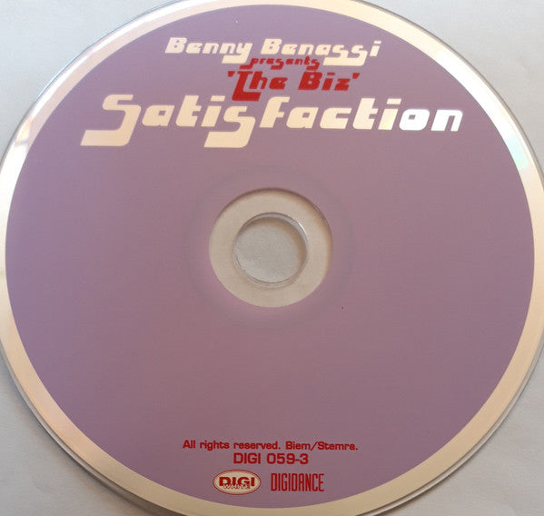 Benny Benassi Presents The Biz (5) : Satisfaction (CD, Single)