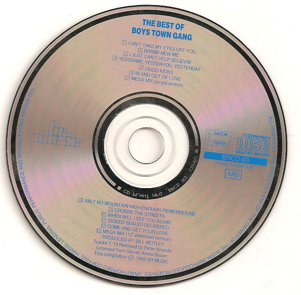 Boys Town Gang : The Best Of Boys Town Gang (CD, Comp)
