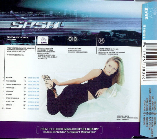 Sash! Feat. Tina Cousins : Mysterious Times (CD, Maxi)
