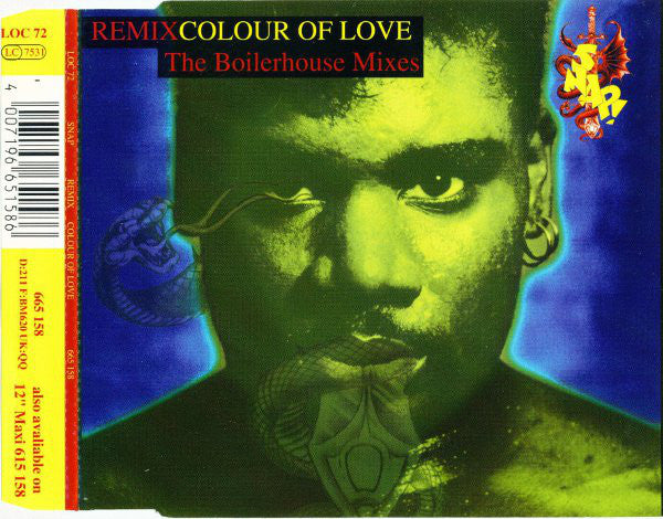 Snap! : Colour Of Love (Remix) (The Boilerhouse Mixes) (CD, Maxi)