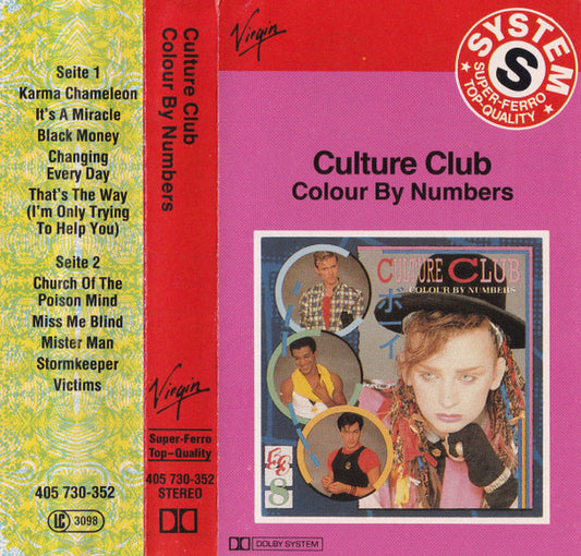 Culture Club : Colour By Numbers (Cass, Album)
