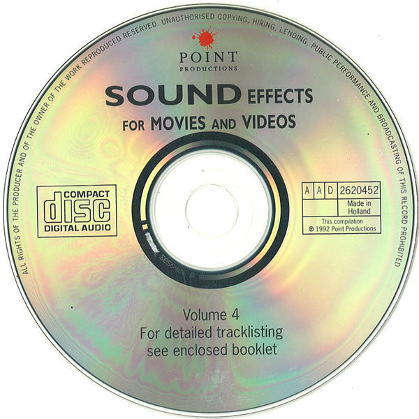 No Artist : Sound Effects - Volume 4 (CD, Album)