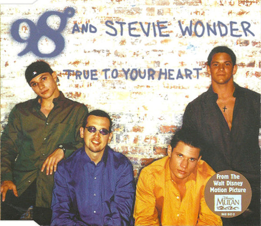 98 Degrees And Stevie Wonder : True To Your Heart (CD, Maxi)