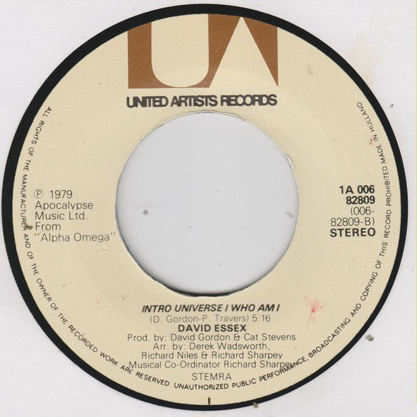 David Essex : World (7", Single)