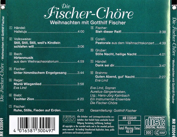 Fischer Chöre, Eva Lind, Aurelius-Sängerknaben Calw : Weihnachten Mit Gotthilf Fischer (CD, Album)