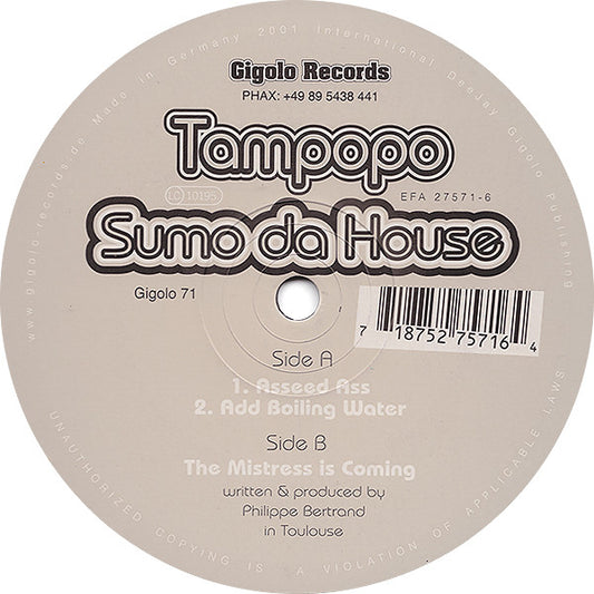 Tampopo : Sumo Da House (12")